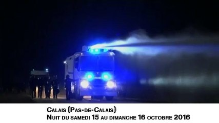 Heurts entre forces de l'ordre et migrants sur la rocade portuaire de Calais