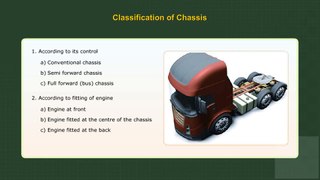 Automobile Engineering -Chasis -Chasis types and components