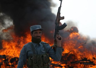 Afganistan'da 5 Ton Uyuşturucu İmha Edildi