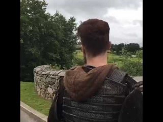 Vikings Cast Play With a Bottle in Their Spare Time