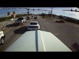 Dashcam Footage Captures Car Crash