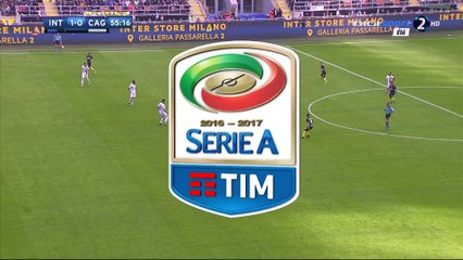 1-0 João Mário DEBUT Goal Italy Serie A - 16.10.2016 Inter Milano 1-0 Cagliari Calcio