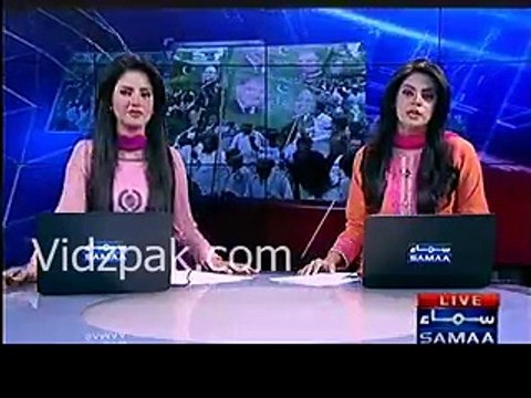 Pmln workers attack on food after Mardan Jalsa