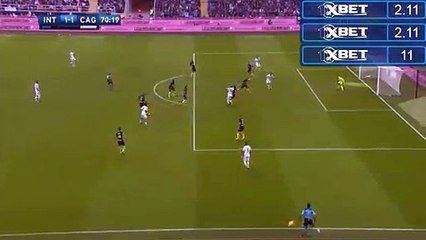 1-1 Federico Melchiorri SUPER Goal HD - Internazionale 1-1 Cagliari - 16.10.2016 HD