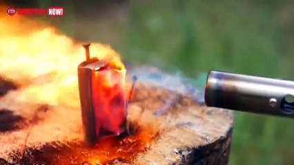 Uji coba unik EGG VS GAS TORCH