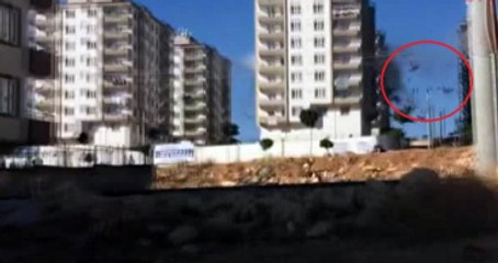 Gaziantep'te Kendisini İnfilak Ettiren Canlı Bomba Pencereden Dışarı Fırladı