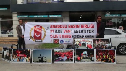 Vanlı Gazeteciler Şehir Şehir Gezip 15 Temmuz'u Anlatıyor