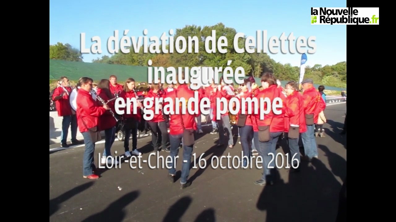 VIDEO (41). Une journée de fête pour l'inauguration de la déviation de Cellettes
