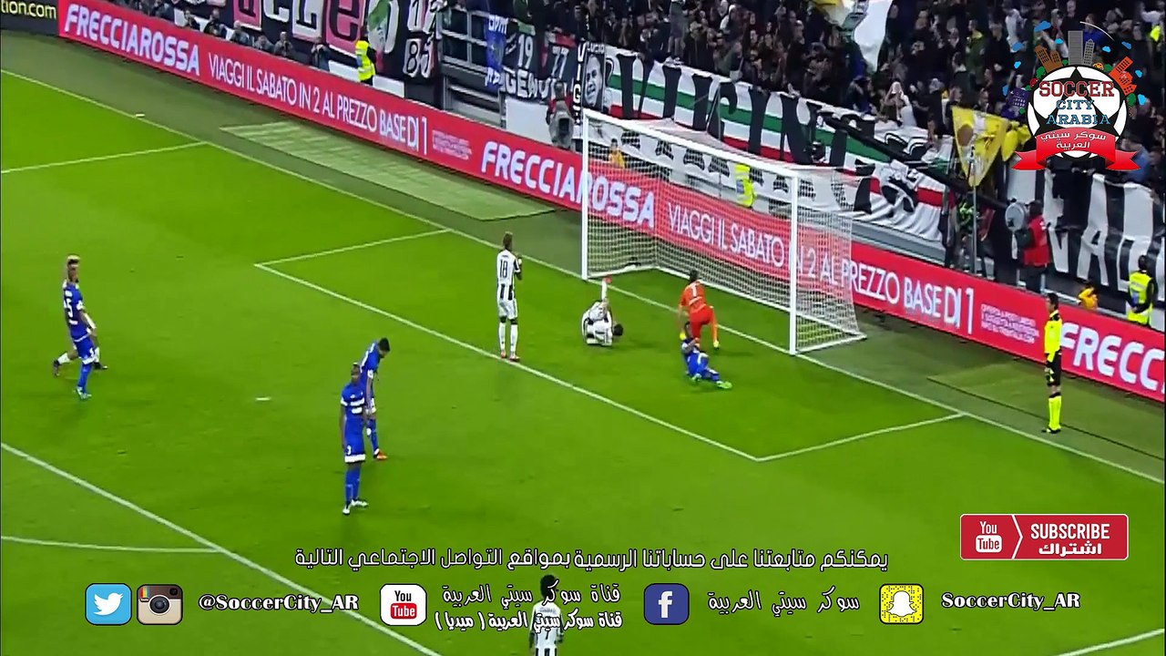 ملخص  يوفنتوس 2 - 1 أودينيزي ( الدوري الايطالي ) تعليق عربي | الجولة 8 | 15-09-2016 | Full HD