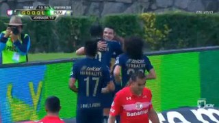 Paulo Da Silva own goal - Toluca FC 0-1 Pumas UNAM - (16/10/2016)