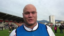 Rugby Fédérale 1 - Julien Facundo réagit après Chambéry - US Bressane