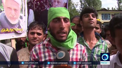 Kashmiris hold protest amid curfew