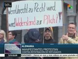 Alemania: cientos marchan contra repatriación de refugiados