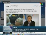 Macri evade responder sobre ejercicio militares británicos en Malvinas