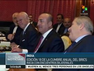 Inicia en India la cumbre XVII del grupo BRICS