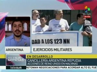 Argentina: FPV repudia ejercicios militares en las Malvinas