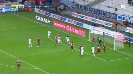 1-0 Bafétimbi Gomis Goal HD - Olympique Marseille 1-0 Metz 16.10.2016 HD