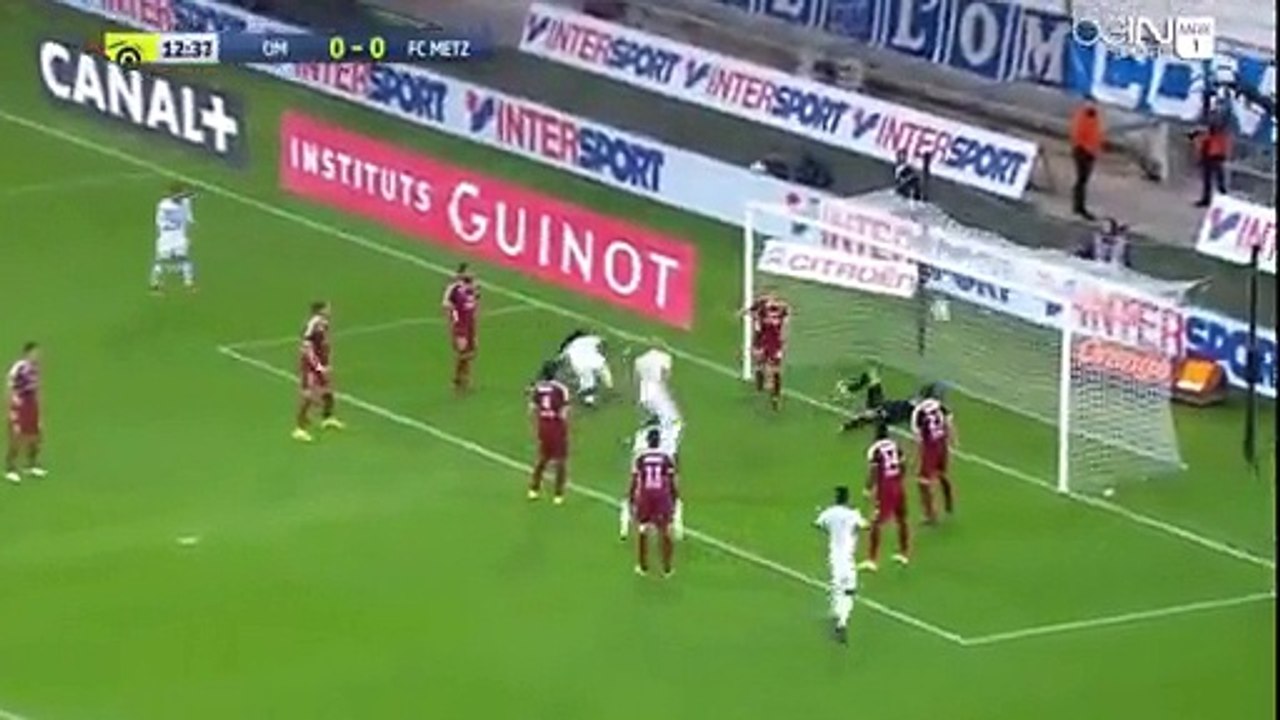 1-0 Bafétimbi Gomis SUPER Goal HD - Olympique Marseille 1-0 FC Metz - 16.10.201