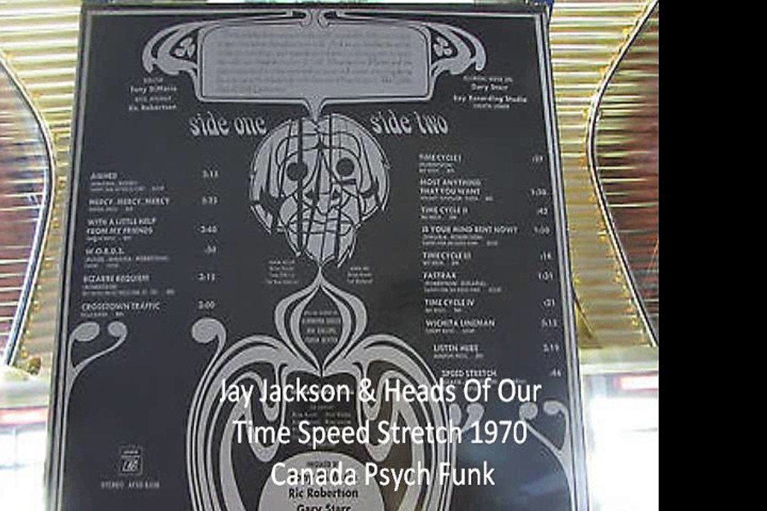 Jay Jackson & Heads Of Our Time "Speed Stretch" 1970 Canada Psych Funk