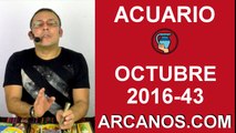 ACUARIO OCTUBRE 2016-16 al 22 de octubre-Horoscopo del Amor Solteros Parejas-Tarot-ARCANOS.COM