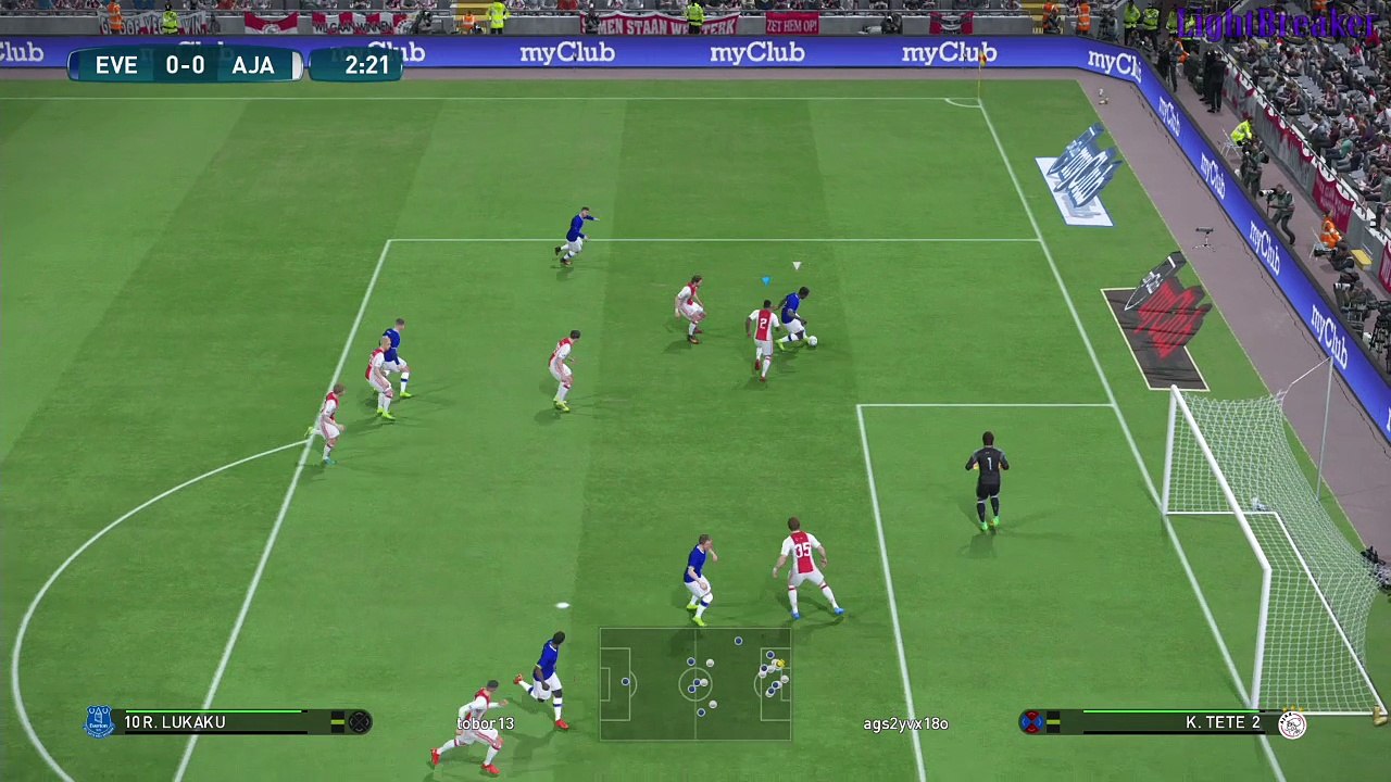 Pro Evolution Soccer 2017 Online Match Everton Vs Ajax (Me)