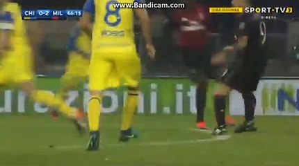 Mbaye Niang - GOAL - Chievo 0-2 AC Milan - 2016-10-16