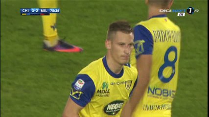 Valter Birsa Goal HD - Chievo 1-2 AC Milan - 16-10-2016