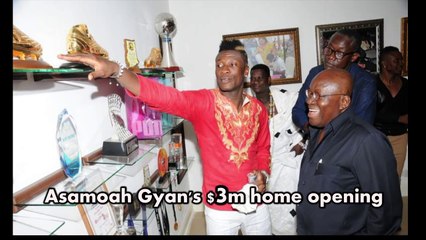 Cérémonie d'ouverture de la maison à 3 millions de dollars d'asamoah Gyan