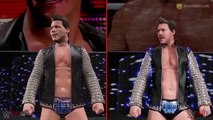 Chris Jericho (Y2J) : Comparaison WWE 2K17 vs WWE 2K16