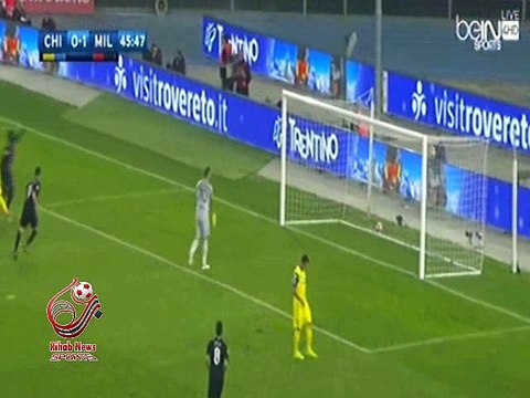 اهداف مباراة ( كييفو فيرونا 1-3 ميلان ) الدوري الايطالى