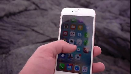 Il teste la résistance de son iPhone 6S à la lave