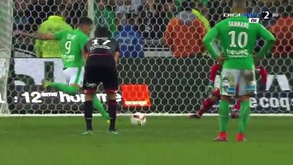 Nolan Roux Penalty Goal HD - Saint-Étienne 1-1 Dijon - 16.10.2016