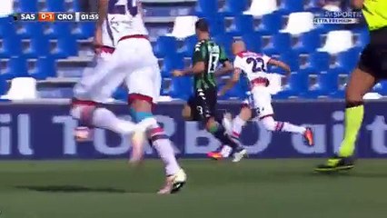 0-1 Diego Falcinelli Goal HD - Sassuolo vs Crotone - 16.10.2016