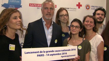 Lancement de la Grande Cause nationale - 14 septembre 2016 - Adoptons les comportements qui sauvent