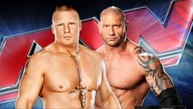 Batista Attacks and Destroys Brock Lesnar
