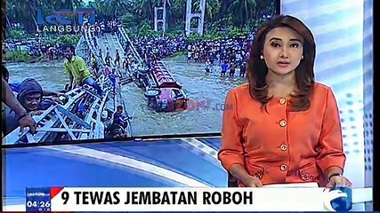 Jembatan Cinta di Klungkung Roboh, 9 Orang Tewas