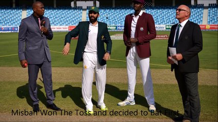 First Ever Day/Night Test Match Pakistan vs West Indies at Dubai Highlight