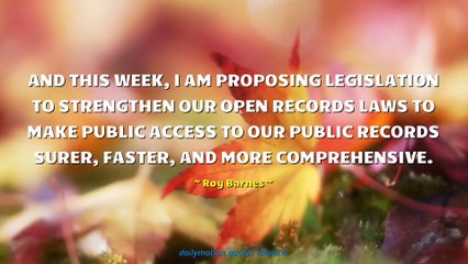 Roy Barnes Quotes #1