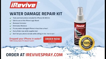 100% Way to Fix a Water Damaged iPhone 4 - Wet iPhone Repair[1]
