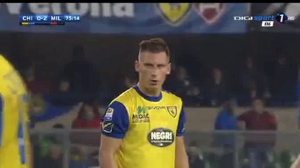Valter Birsa Amazing Goal HD - Chievo Verona 1-2 AC Milan - 16-10-2016