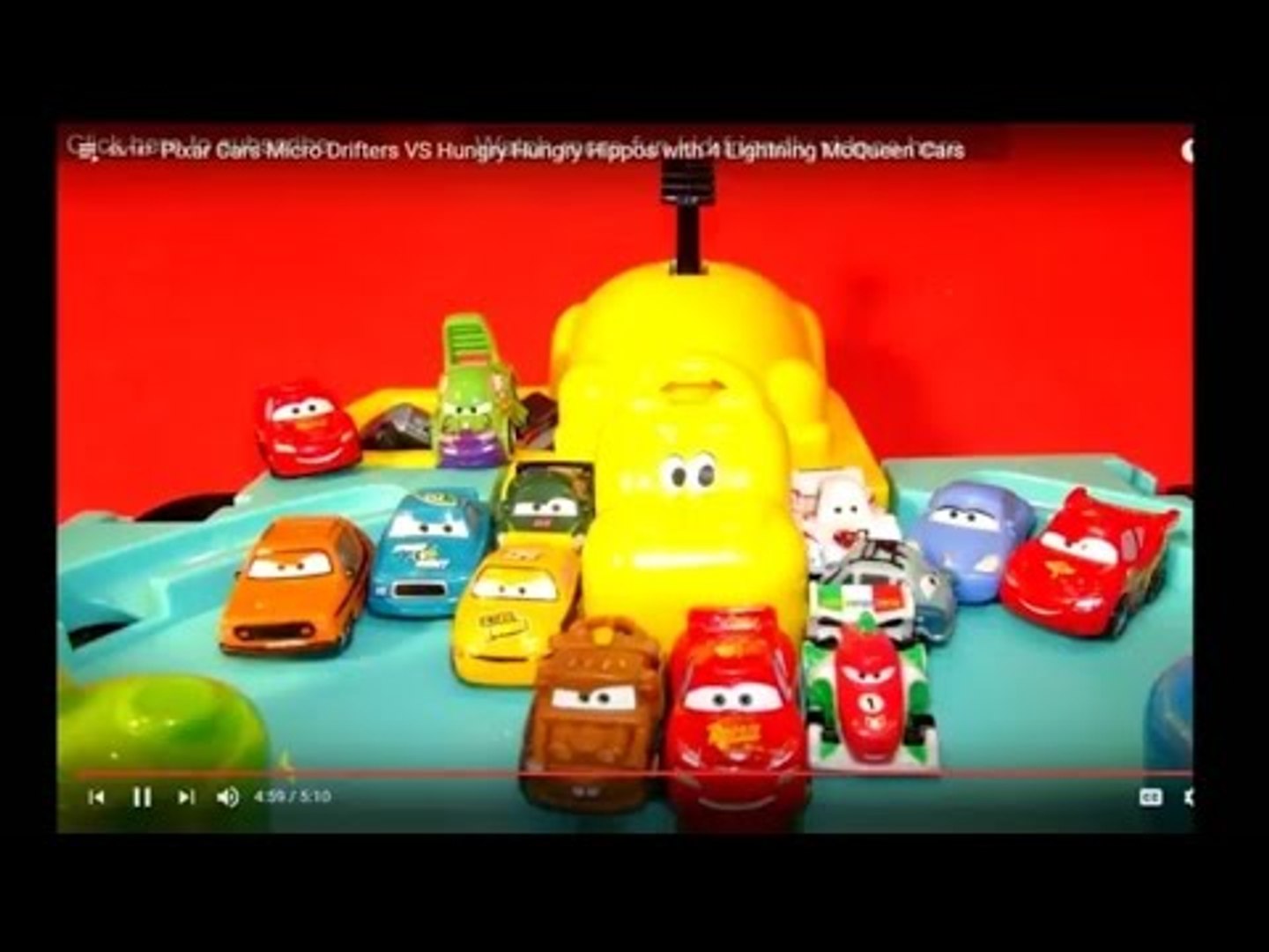 ⁣The New Kids Pixar Cars Toys with Lightning McQueen Cars and Mater with Cars 2 Race Cars