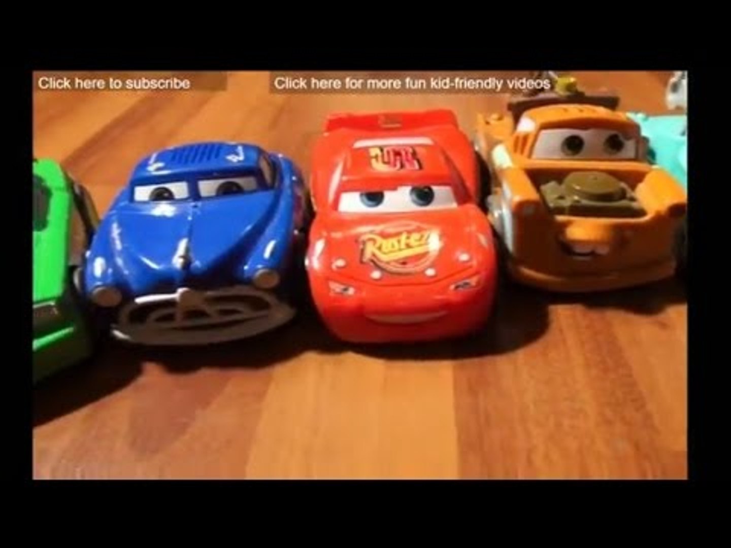 ⁣The New Kids Pixar Cars Toys with Lightning McQueen Cars and Mater with Cars 2 Race Cars