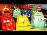DIsney Pixar Cars Shake and Go Ramone with Lightning McQueen Mater Doc Hudson, Professor ZEE and mor