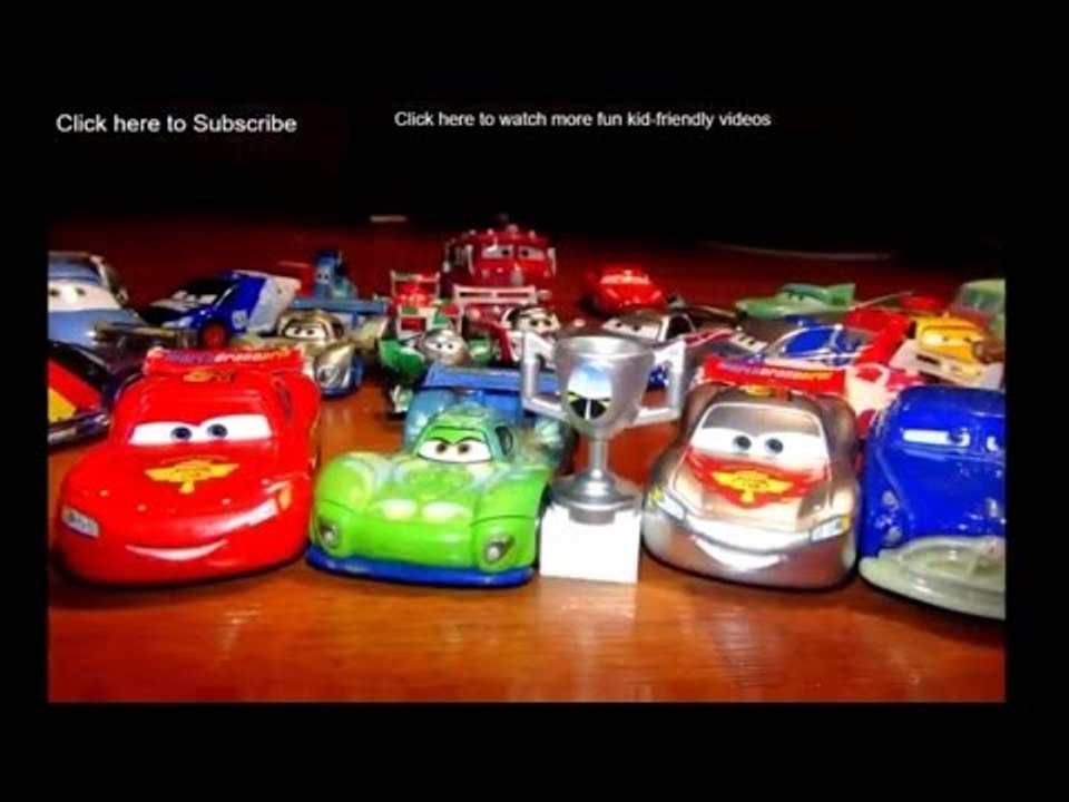 The New Kids Pixar Cars Toys with Lightning McQueen Cars and Mater with Cars 2 Race Cars