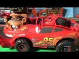 Pixar Cars with more Lighnting McQueen  Marathon,  Mater and  the Cars from Disney Cars and Play Doh