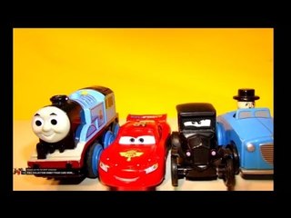 Pixar Cars with the Lightning McQueen, Mater ,and Thomas the Train New cars too