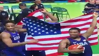 USA Men's Basketball Team Wins GOLD for 2016 Olympics!   Highlights, Behind The Scenes, Locker Room-OYswCh0kHvI