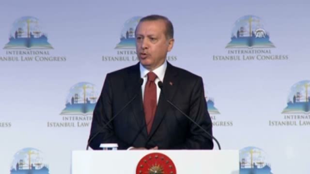 Cumhurbaşkanı Erdoğan, Uluslararası Istanbul Hukuk Kongresi'nde Konuştu