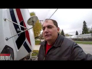 TRUCKER RUDI going to show you my truck after rebuild 10/08/16 Vlog#851