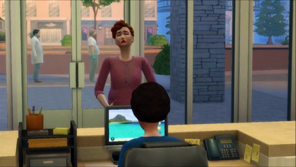 The Sims 4 Get to Work ~ Hospital Baby Birth